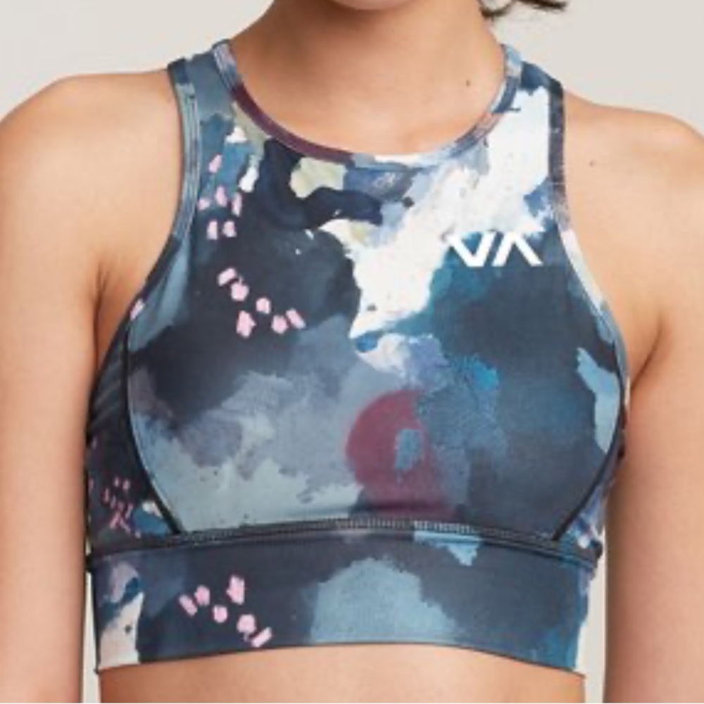 RVCA Longline Women’s Multicolored Sports Bra With Inserts